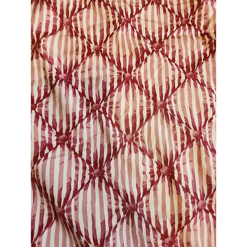 Vintage Scalamandre Fabric Mrs. Davenport 2.5+ Yards #16207 Exclusive Red 1994